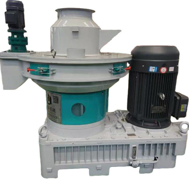 1 Macchina per pellet di legno a biomassa 2.2KW 2 Roller 100-150 KG / h