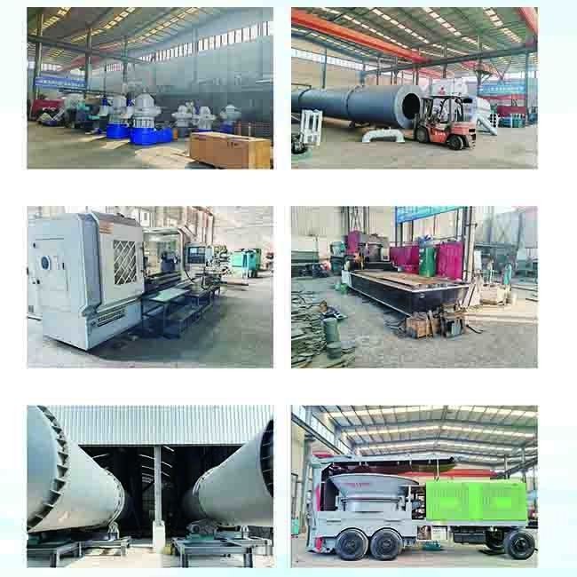 1-2 tonnellate/ora Linea di produzione di pellet di biomassa 2-12 mm 1,1-1,3 T/m3